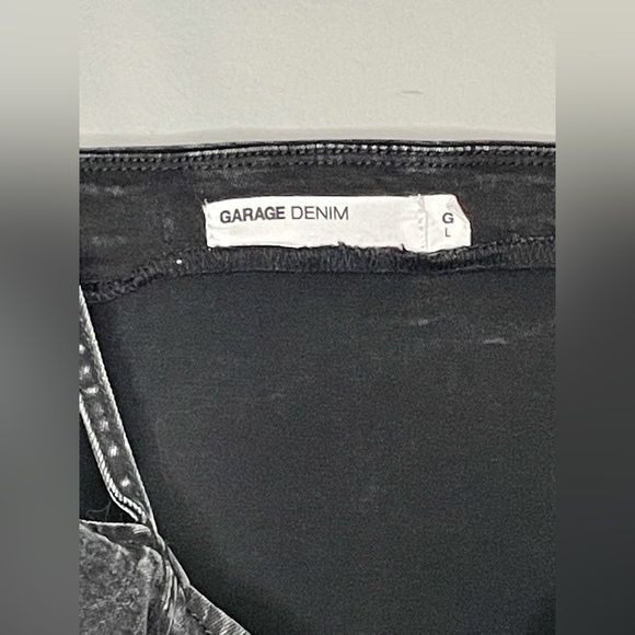 Garage Denim Mini Dress - Black - Large - Picture 4 of 5